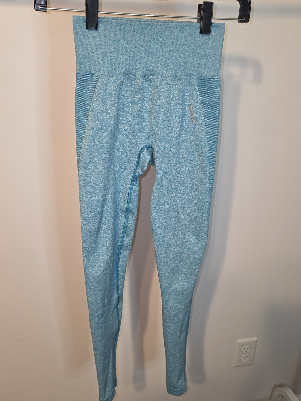 Gymshark blue heathered leggings size XS #activewear #fitness